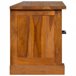 Comodă TV, 112x30x37 cm, lemn masiv de tec - V289083V - Img 4