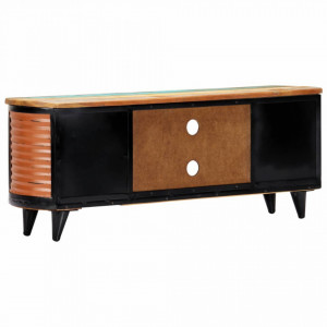 Comoda TV, 120 x 30 x 45 cm, lemn masiv reciclat - V247921V - Img 3