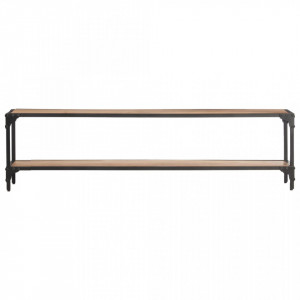 Comoda TV, 150 x 30 x 40 cm, lemn masiv de acacia - V320932V - Img 2