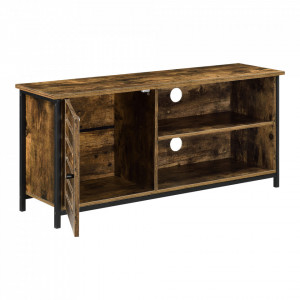 Comoda TV, 49 x 110 x 30 cm, maro/negru - P77015990 - Img 4