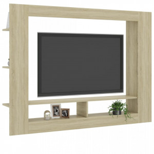 Comoda TV, stejar Sonoma, 152 x 22 x 113 cm, PAL - V800741V - Img 3