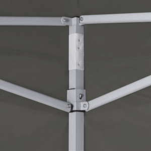 Cort de petrecere pliabil cu 4 pereți, antracit, 2 x 2 m, oțel - V48885V - Img 4
