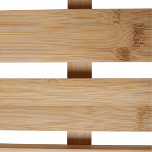 Covor antiderapant pentru baie, bambus natural lăcuit, 59x38x3 cm - TP272283 - Img 4
