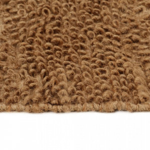 Covor buclat lucrat manual, 160x230 cm, iută și bumbac - V344999V - Img 4