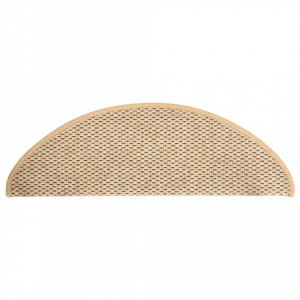 Covorașe scări autoadezive 15 buc. bej deschis 65x25cm sisal - V326880V - Img 4