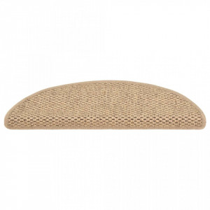 Covorașe scări autoadezive 15 buc. nisipiu 56x20cm aspect sisal - V326867V - Img 3