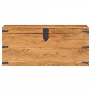 Cufar, 90 x 40 x 40 cm, lemn masiv de acacia - V289641V - Img 3