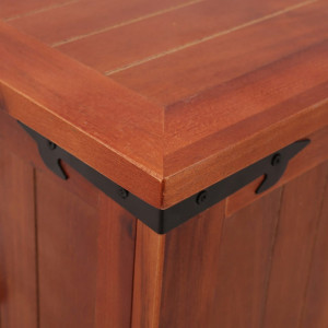 Cufar de depozitare, 90 x 45 x 40 cm, lemn masiv de salcam - V247242V - Img 2
