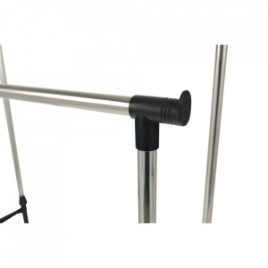 Cuier mobil, inox/plastic negru - TP97797 - Img 9