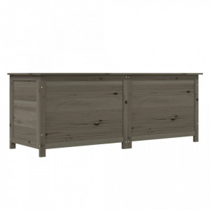 Cutie de perne de exterior antracit 150x50x56cm lemn masiv brad - V152172V
