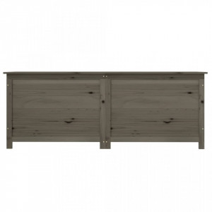 Cutie de perne de exterior antracit 150x50x56cm lemn masiv brad - V152172V - Img 3
