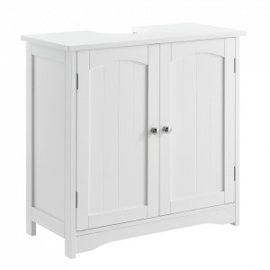 Dulap baie pentru lavoare montabile pe blat, 60 x 60 x 30 cm, alb - P57498335 - Img 2