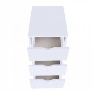 Dulap cu sertare, 33 x 45 x 60 cm, alb - V245727V - Img 3
