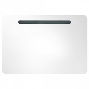 Dulap de baie cu oglinda si LED, 80 x 11 x 55 cm - V285120V - Img 4