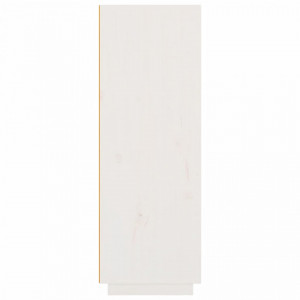 Dulap înalt, alb, 60x40x116,5 cm, lemn masiv de pin - V814535V - Img 4