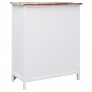 Dulap lateral, 6 sertare, maro, 60x30x75 cm, lemn paulownia - V284094V - Img 4