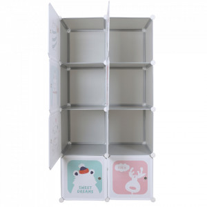Dulap modular pentru copii, gri - TP288643 - Img 3