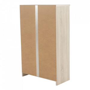 Dulăpior de birou, sonoma și alb, 72,5x33,8x115,8 cm - TP278204 - Img 16