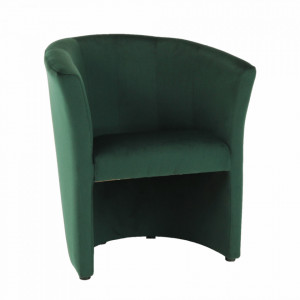 Fotoliu de club, material textil smarald - TP263039