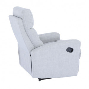 Fotoliu pentru relaxare, material textil gri deschis - TP127851 - Img 12
