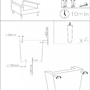 Fotoliu, textil maro - TP63532 - Img 10