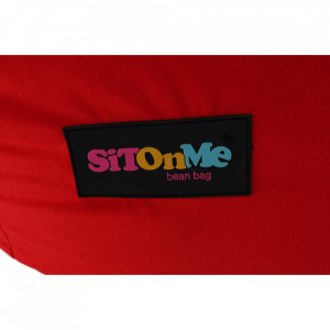 Fotoliu tip sac, material textil roşu, 75x100 cm - TP258196 - Img 3