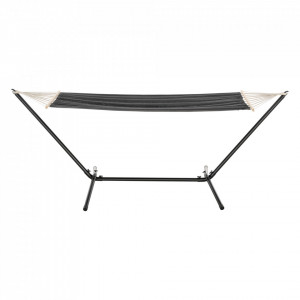 Hamac cu suport negru/gri inchis 120 Kg - P75702626 - Img 4
