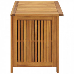 Lada de depozitare gradina, 90x50x106 cm, lemn masiv de acacia - V310282V - Img 4