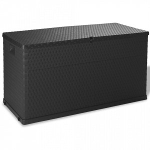 Lada de depozitare pentru gradina, antracit, 120 x 56 x 63 cm - V43711V - Img 1