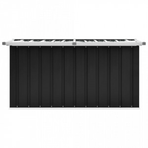 Lada de depozitare pentru gradina, antracit, 129 x 67 x 65 cm - V46263V - Img 4