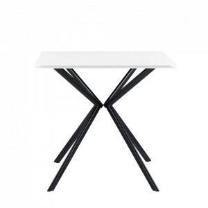 Masa bucatarie alba, 78x78x75 cm, MDF - P57565933 - Img 2