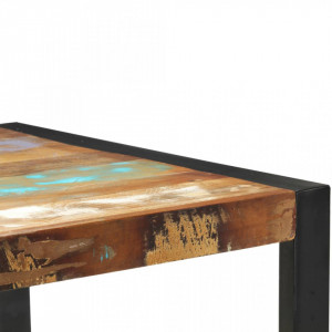 Masa consola, 110 x 35 x 76 cm, lemn masiv reciclat - V285946V - Img 4
