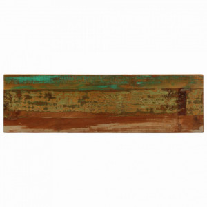 Masa consola, 120 x 35 x 76 cm, lemn masiv reciclat si otel - V247335V - Img 4