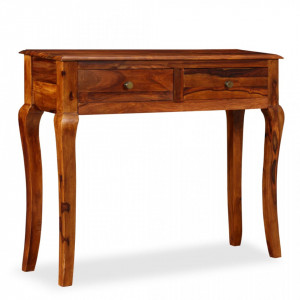 Masa consola din lemn masiv de sheesham, 90 x 32 x 76 cm - V245159V