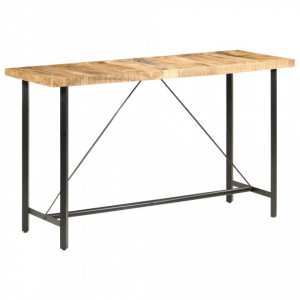Masa de bar, 180x70x107 cm, lemn de mango nefinisat - V286613V