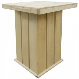 Masa de bar, 75 x 75 x 110 cm, lemn de pin tratat - V44910V