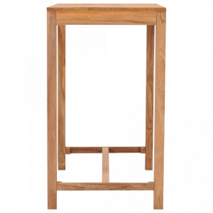 Masa de bar de gradina, 110 x 60 x 105 cm, lemn masiv de tec - V287234V - Img 3