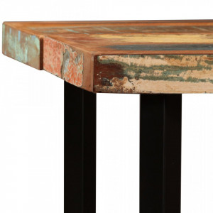 Masa de bar din lemn masiv reciclat, 150 x 70 x 107 cm - V245441V - Img 3