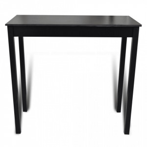 Masa de bar din MDF, negru, 115 x 55 x 107 cm - V240378V - Img 3