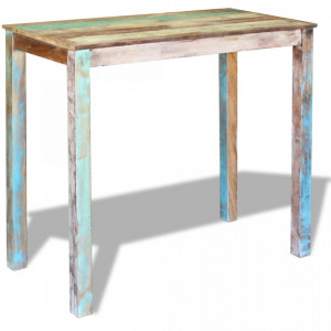 Masa de bar, lemn reciclat de esenta tare, 115x60x107 cm - V243453V - Img 3