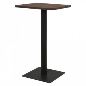 Masa de bistro, cenusiu inchis, 70 x 70 x 107 cm - V321927V - Img 1