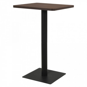 Masa de bistro, cenusiu inchis, 78,5 x 78,5 x 107 cm - V321929V - Img 1
