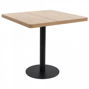 Masa de bistro, maro deschis, 80 x 80 cm, MDF - V286433V