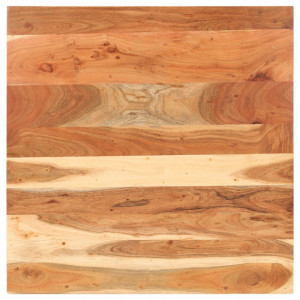 Masă de bistro, pătrat, 80x80x75 cm, lemn masiv de acacia - V320280V - Img 3