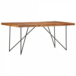 Masa de bucatarie, 180 x 90 x 76 cm, lemn masiv de acacia - V282881V