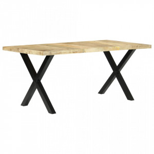 Masa de bucatarie, 180 x 90 x 76 cm, lemn masiv de mango - V283780V - Img 2