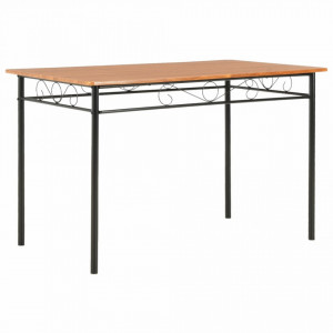 Masa de bucatarie, maro, 120 x 70 x 75 cm, MDF - V281402V