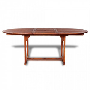 Masa de gradina, 200 x 100 x 74 cm, lemn masiv de acacia - V41818V - Img 3