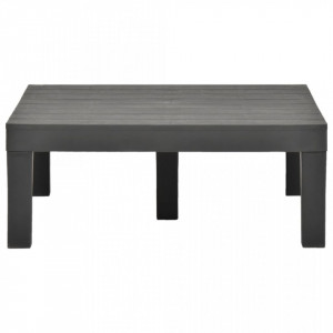 Masa de gradina, antracit, 78 x 78 x 31 cm, plastic - V48828V - Img 4