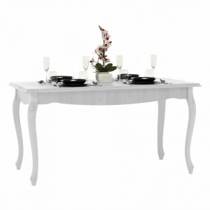 Masă dining, pin alb, 146x76 cm - TP264746 - Img 5